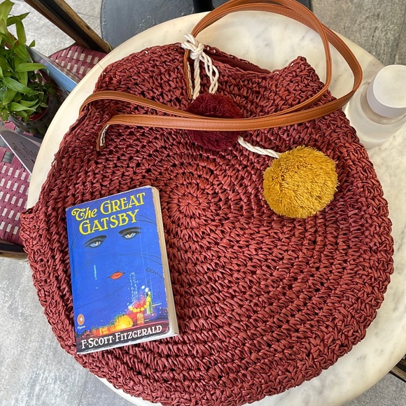 American eagle outfitters round jute bag - Picture 4 of 9